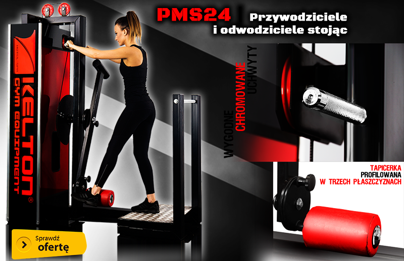 Maszyna PMS21 - trening mięśni przywodzicieli i odwodzicieli ud