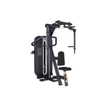 Maszyna na klatkę i plecy dwufunkcyjna ze stosem 2 w 1 Bauer Fitness PLM-640