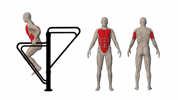 Poręcz równoległa ST-002  FITNESS