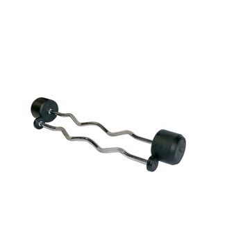 Sztanga łamana z obciążeniem ogumowana 55 kg AC-12311