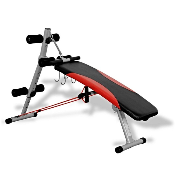 Ławka skośna z podpórkami i gumami PF