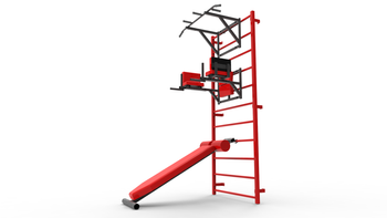 DRABINKA STACJONARNA WIELOFUNKCYJNA  (HD27L5 - DRA_W) ŁAWKA SKOŚNA + ZESTAW DRĄŻKÓW