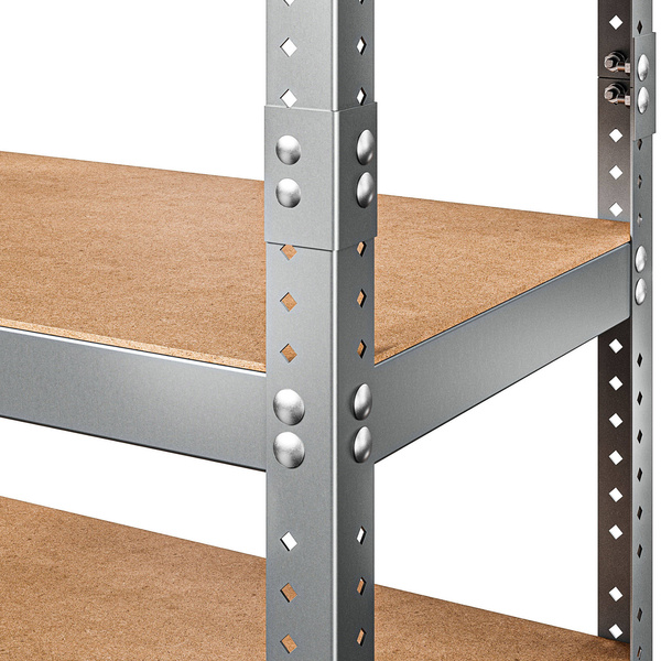 Regał magazynowy Hard II 240x100x50 6P 3000 kg