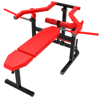 Barbarus - Ławka z regulowanym ramieniem oraz asekuracją i stojakami na obciążenia HL22