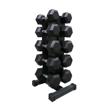 Zestaw 5 par Hantli Hex ze stojakiem