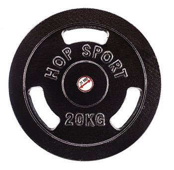 Obciążenie żeliwne 20 kg czarne fi 31 mm (okrągłe)
