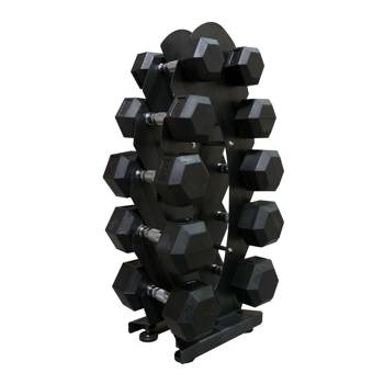 Zestaw 5 par Hantli Hex ze stojakiem