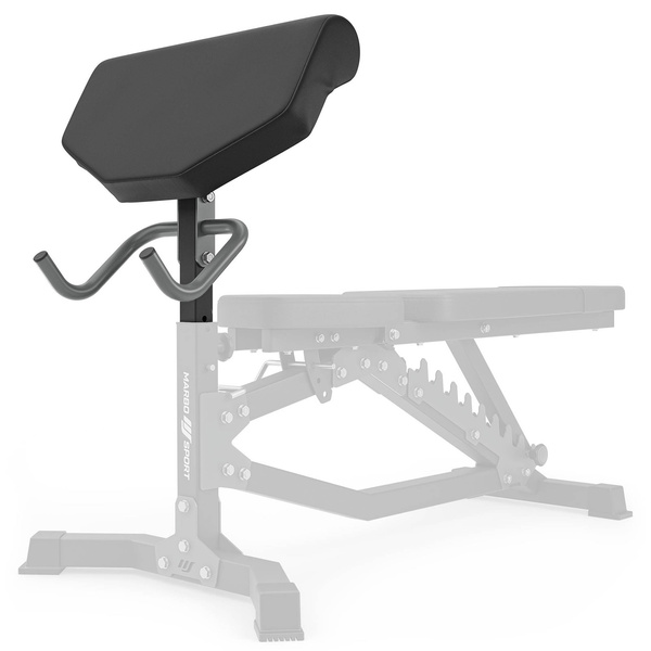 Modlitewnik do ławki Semi-Pro z uchwytami na gryf MS-A101 2.0 - Marbo Sport