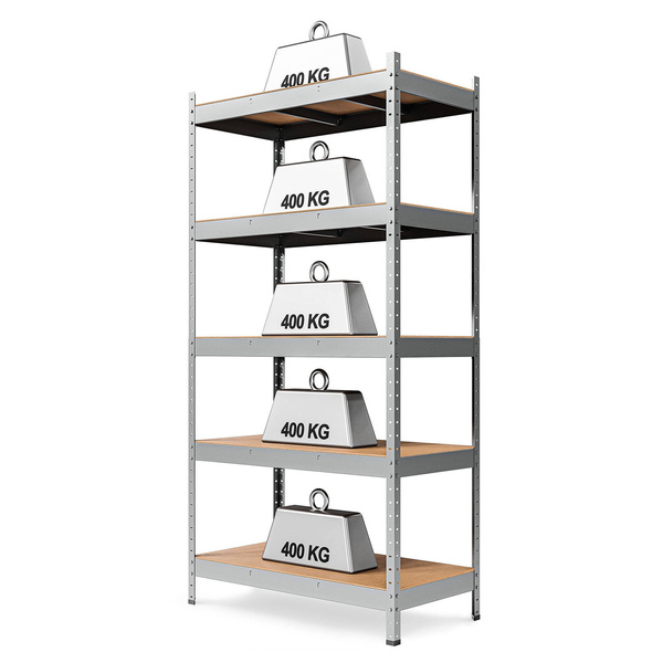 Regał magazynowy Heavy 180x90x50 5P 2000 kg