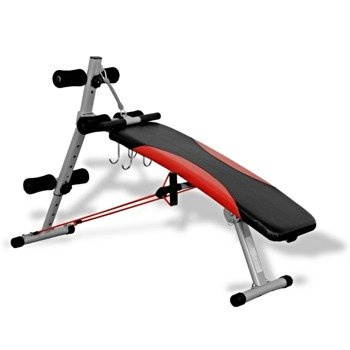 Ławka skośna z podpórkami i gumami PF