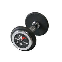 Hantla stała ogumowana 2,5 kg Bauer Fitness