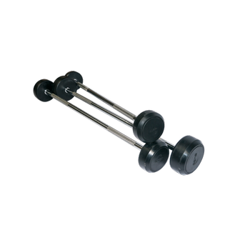 Sztanga prosta z obciążeniem ogumowana 60 kg AC-12112