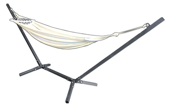 Luewo LR004 - KOMPLETNY ZESTAW - STELAŻ + HAMAK - RELAKS MAJÓWKA