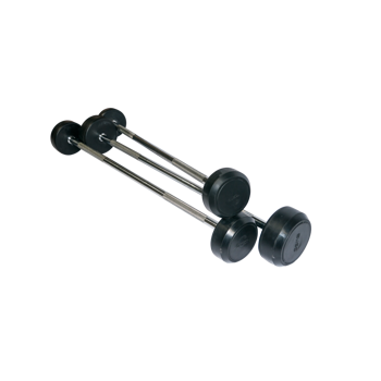 Sztanga prosta z obciążeniem ogumowana 20 kg AC-1214