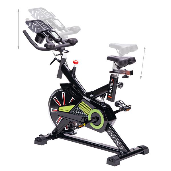 SW2102 LIME ROWER STACJONARNY SPINNINGOWY 15KG HMS